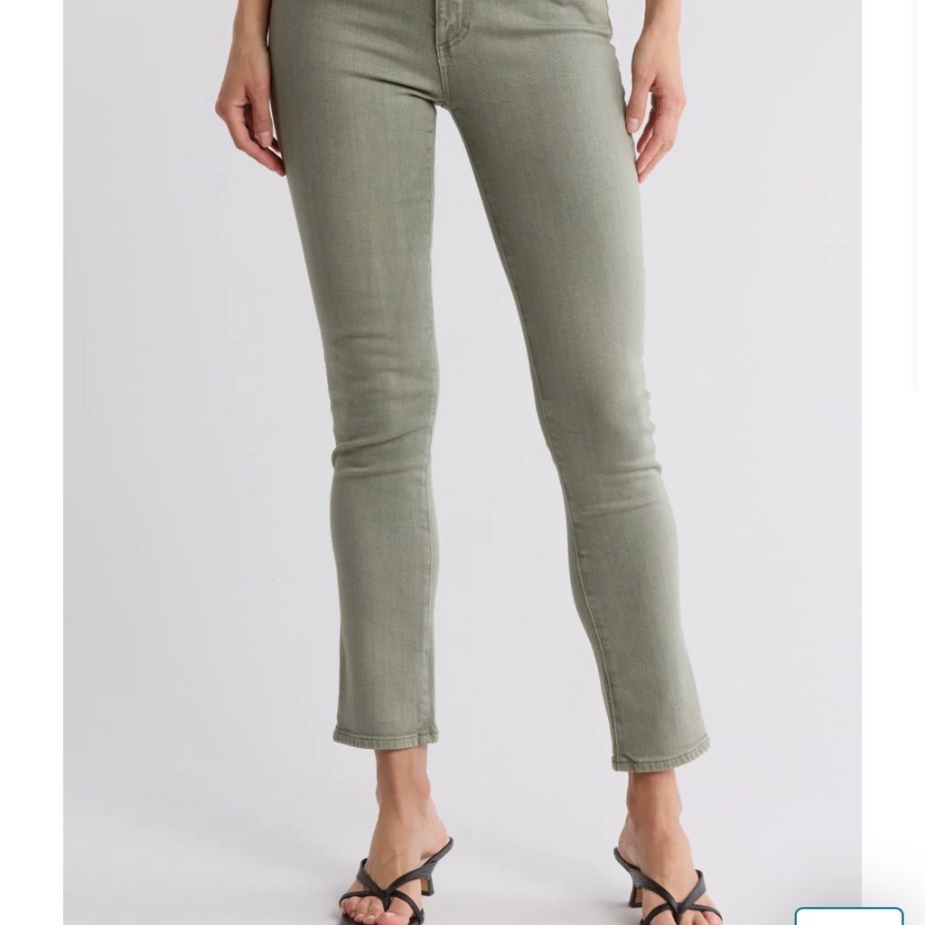 Ag Adriano Goldschmied Mari High Waist Slim Straight Leg Jeans